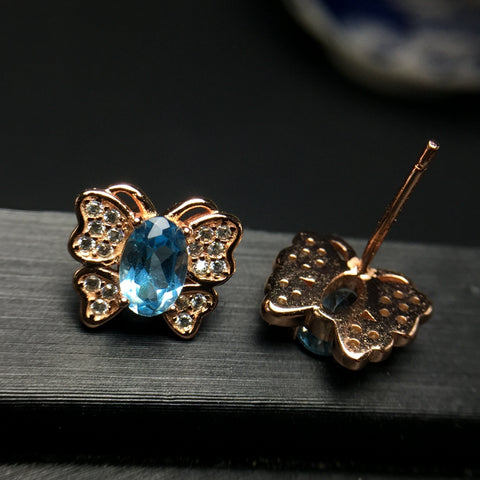 Butterfly Stud Earrings for Women