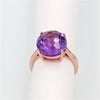 LOVISA Gold Ring With Gem