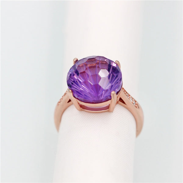 LOVISA Gold Ring With Gem