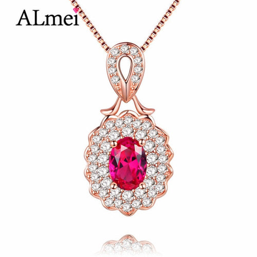 Charm Pendant Rose Gold Color Necklace