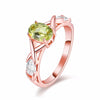 Green Peridot Ring For Women