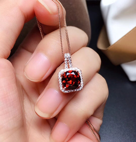 Red Gems Jewelry Set