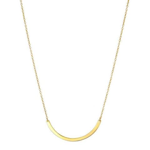 Simple Gold Necklace for Women