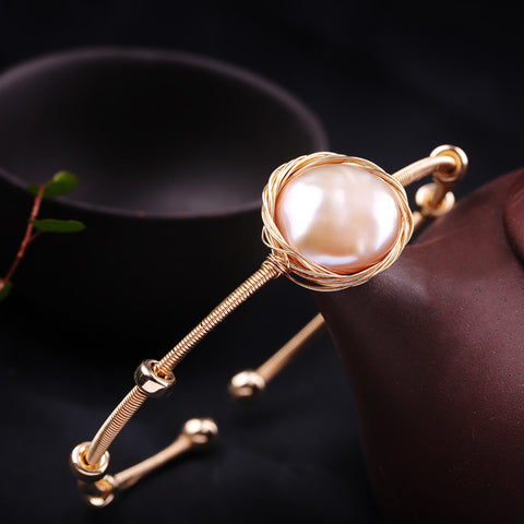 Ethnic Style Women's Pearl Bracelet