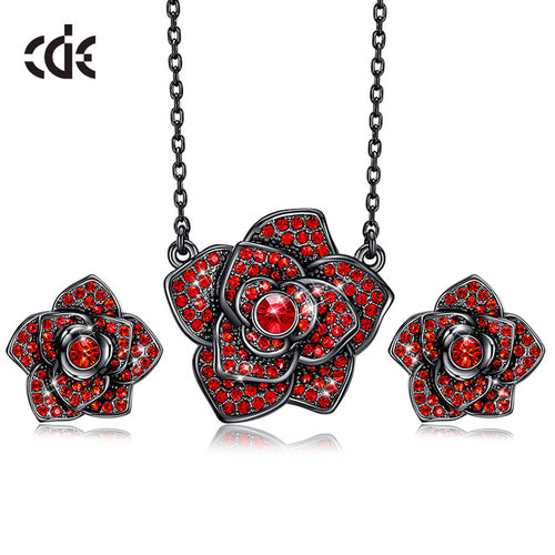 Rose Flower Shaped Fashion Jewelry Sets