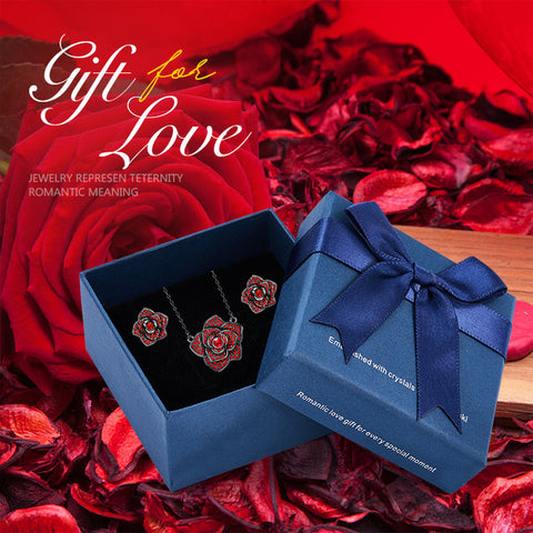 Rose Flower Shaped Fashion Jewelry Sets