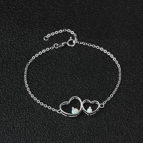 Double Heart Bracelets For Women