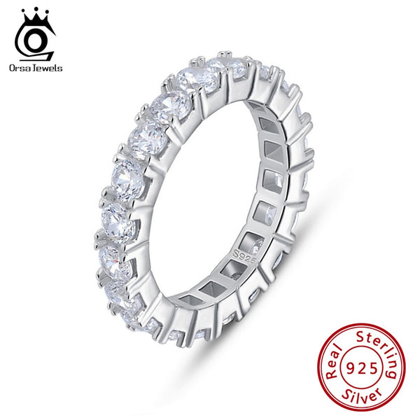 Fashion Silver Ring With Ful Gems