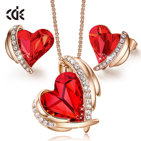 Heart Wings Jewelry Sets