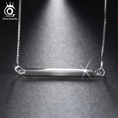 Genuine Sliver Necklace Fashion Jewelry