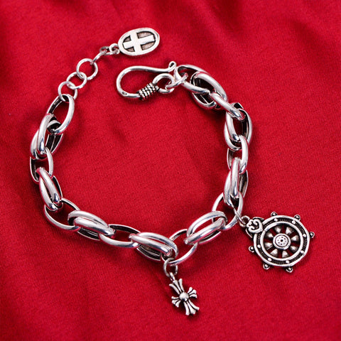 Anchor/cross Charm Bracelet