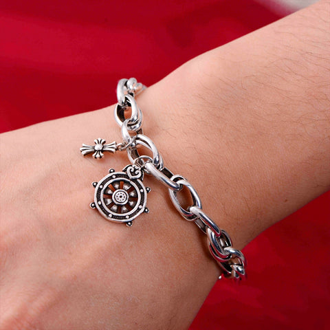 Anchor/cross Charm Bracelet