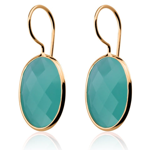 Classic Water Drop Agate Earrings