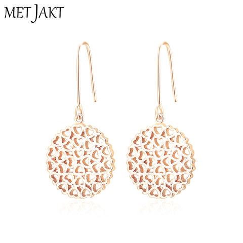 Rose Gold Plated Vintage Earrings