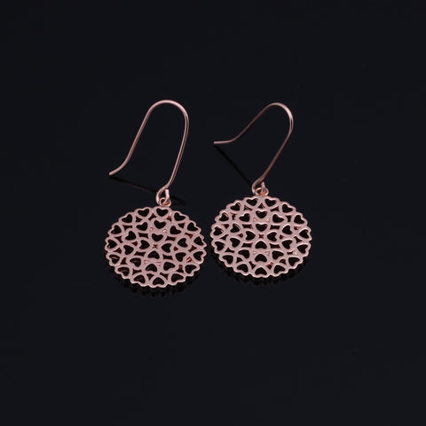 Rose Gold Plated Vintage Earrings