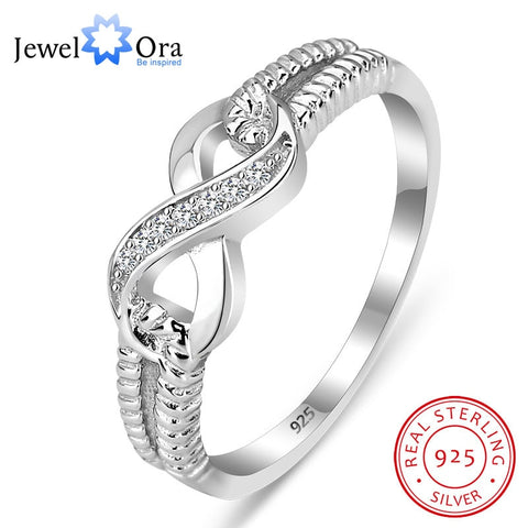 925 Sterling Silver Infinity Rings for Women